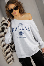 DALLAS COWBOYS OFFSIDES ENERGY RELAXED OFF-SHOULDER TOP