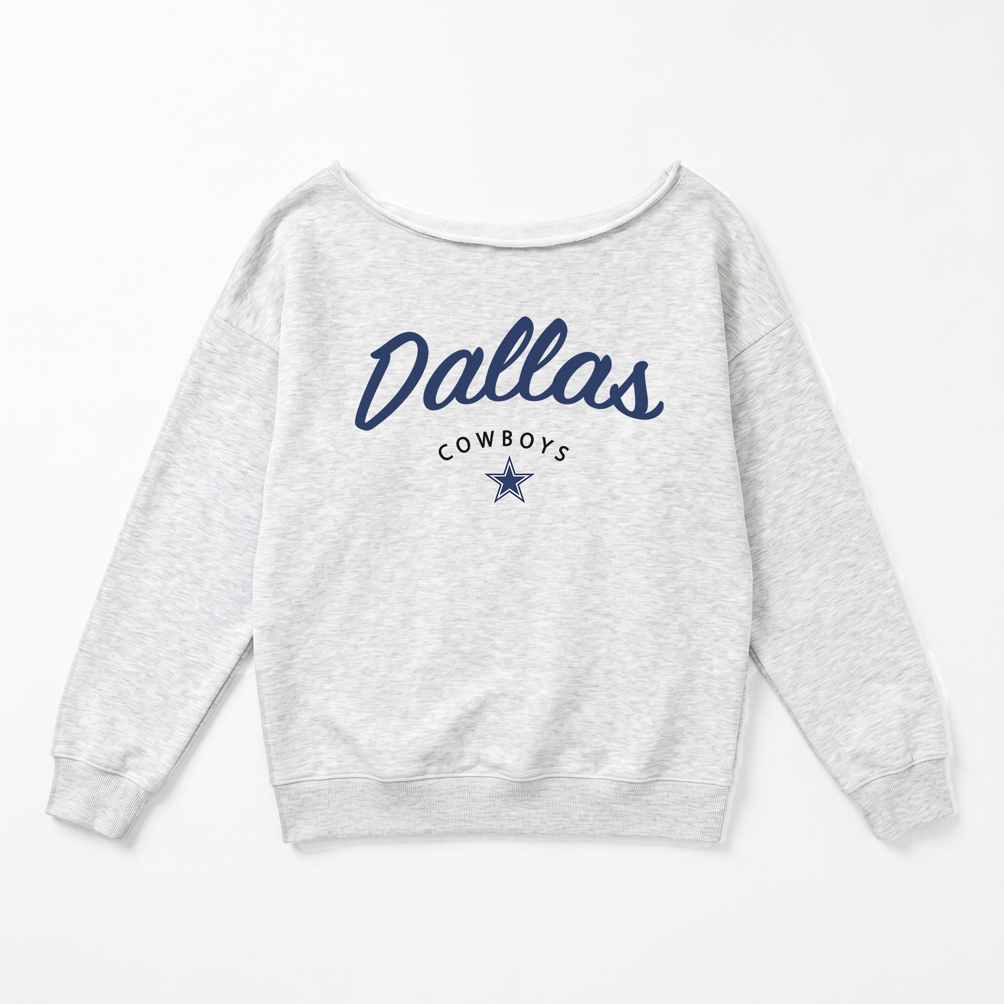 DALLAS COWBOYS LEGACY STANDARD RELAXED OFF-SHOULDER TOP