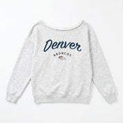 DENVER BRONCOS LEGACY STANDARD RELAXED OFF-SHOULDER TOP
