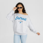 DETROIT LIONS LEGACY STANDARD RELAXED OFF-SHOULDER TOP