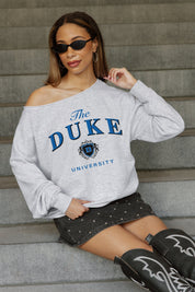 DUKE BLUE DEVILS OFFSIDES ENERGY RELAXED OFF-SHOULDER TOP
