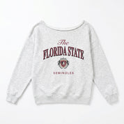 FLORIDA STATE SEMINOLES OFFSIDES ENERGY RELAXED OFF-SHOULDER TOP