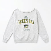 GREEN BAY PACKERS OFFSIDES ENERGY RELAXED OFF-SHOULDER TOP