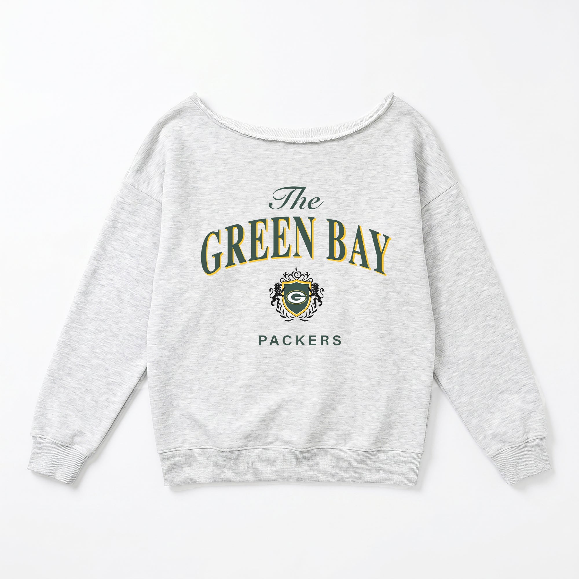 GREEN BAY PACKERS OFFSIDES ENERGY RELAXED OFF-SHOULDER TOP
