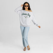 GREEN BAY PACKERS LEGACY STANDARD RELAXED OFF-SHOULDER TOP