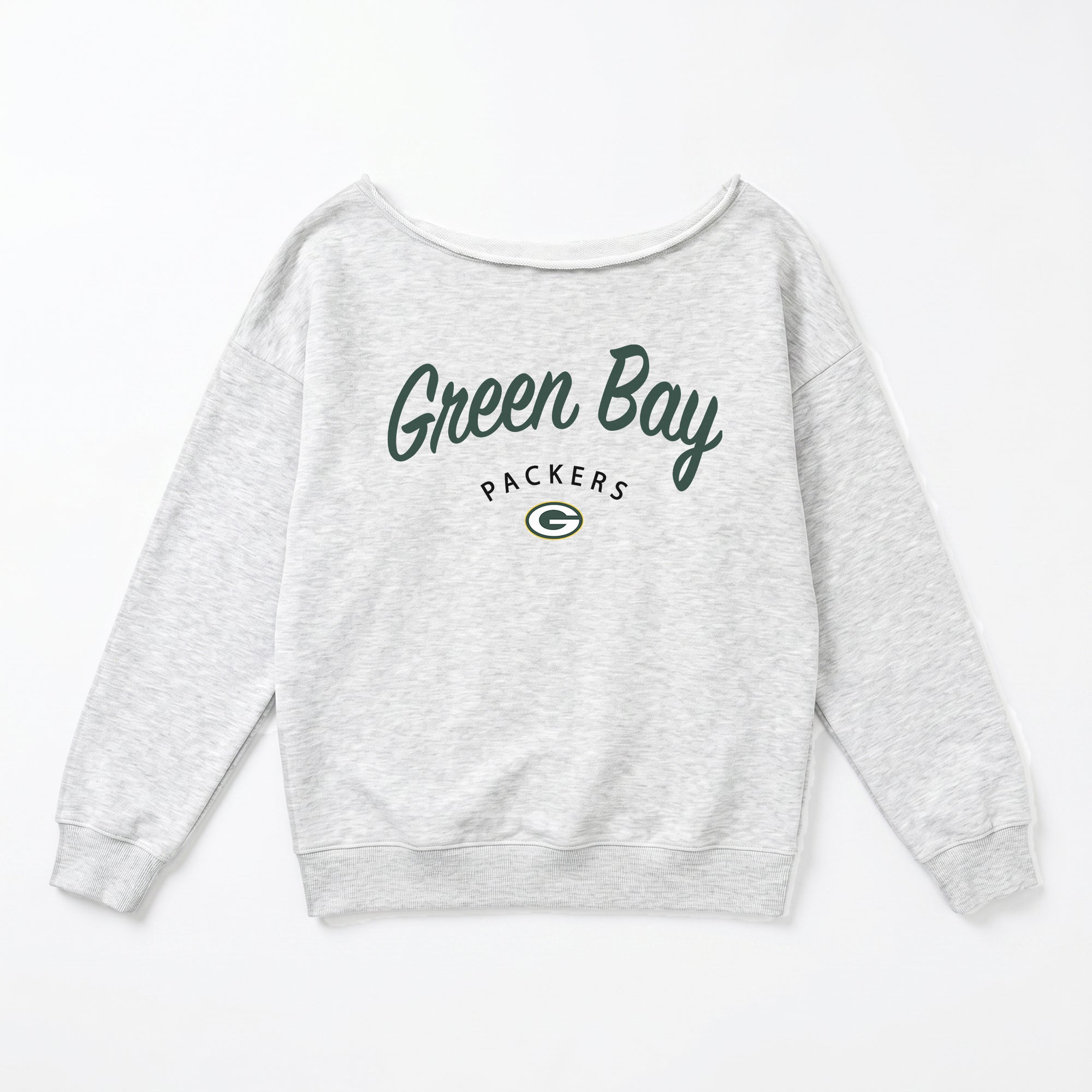 GREEN BAY PACKERS LEGACY STANDARD RELAXED OFF-SHOULDER TOP