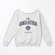 GEORGIA SOUTHERN EAGLES OFFSIDES ENERGY RELAXED OFF-SHOULDER TOP
