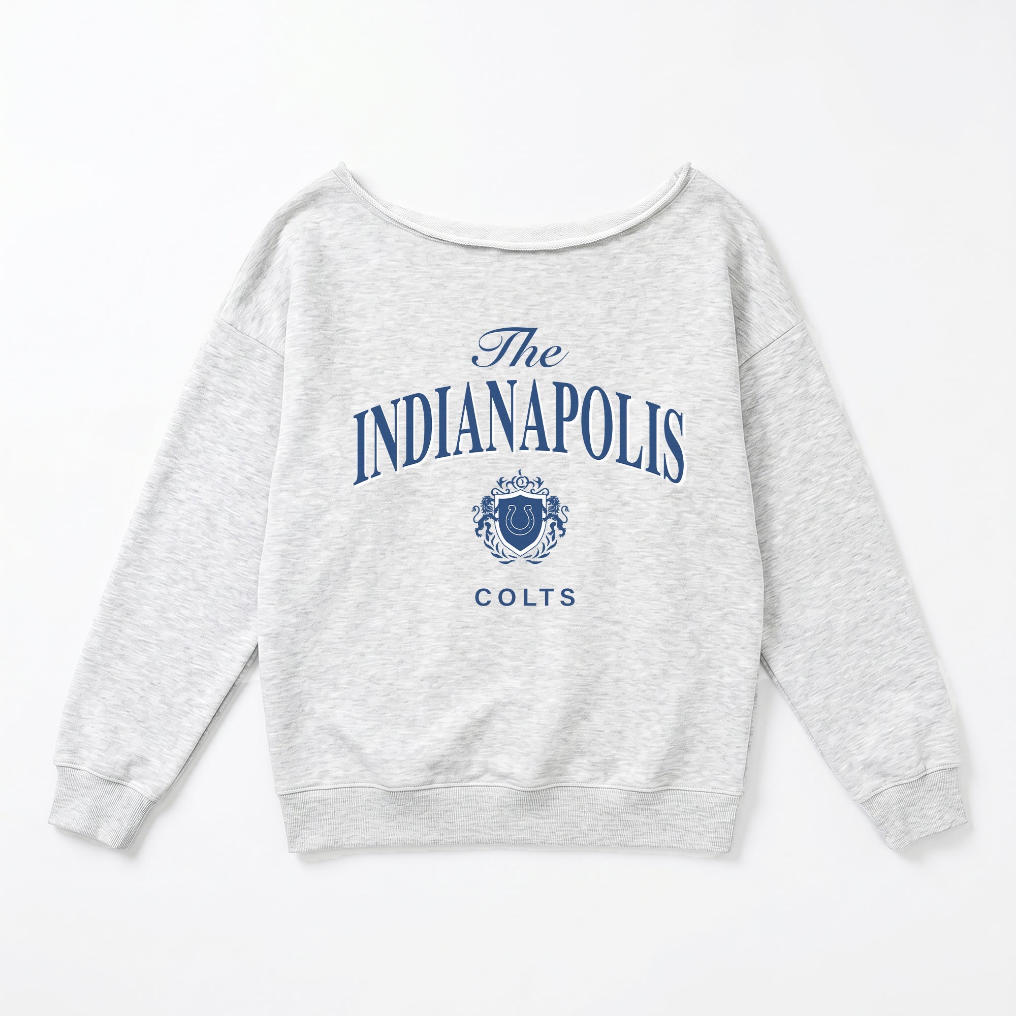 INDIANAPOLIS COLTS OFFSIDES ENERGY RELAXED OFF-SHOULDER TOP