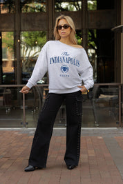 INDIANAPOLIS COLTS OFFSIDES ENERGY RELAXED OFF-SHOULDER TOP