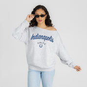 INDIANAPOLIS COLTS LEGACY STANDARD RELAXED OFF-SHOULDER TOP