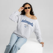 INDIANAPOLIS COLTS LEGACY STANDARD RELAXED OFF-SHOULDER TOP