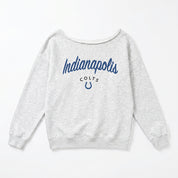 INDIANAPOLIS COLTS LEGACY STANDARD RELAXED OFF-SHOULDER TOP