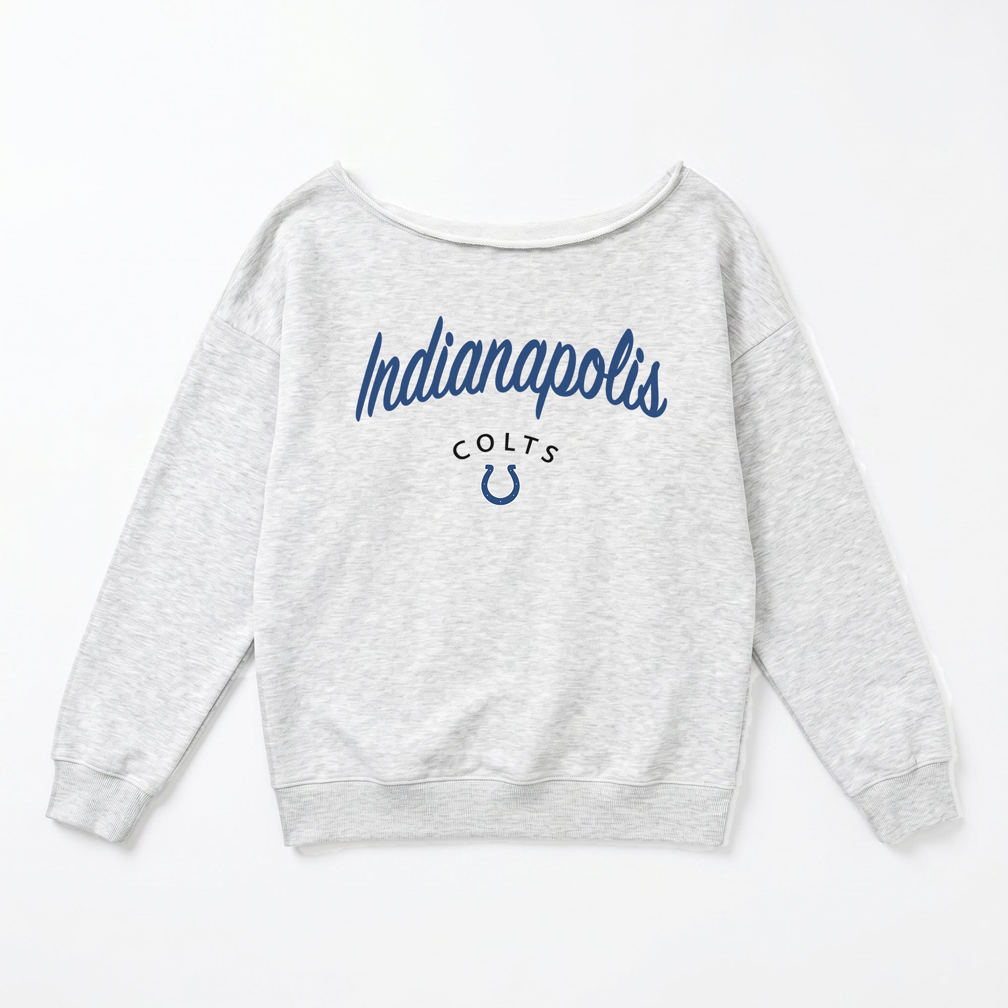 INDIANAPOLIS COLTS LEGACY STANDARD RELAXED OFF-SHOULDER TOP