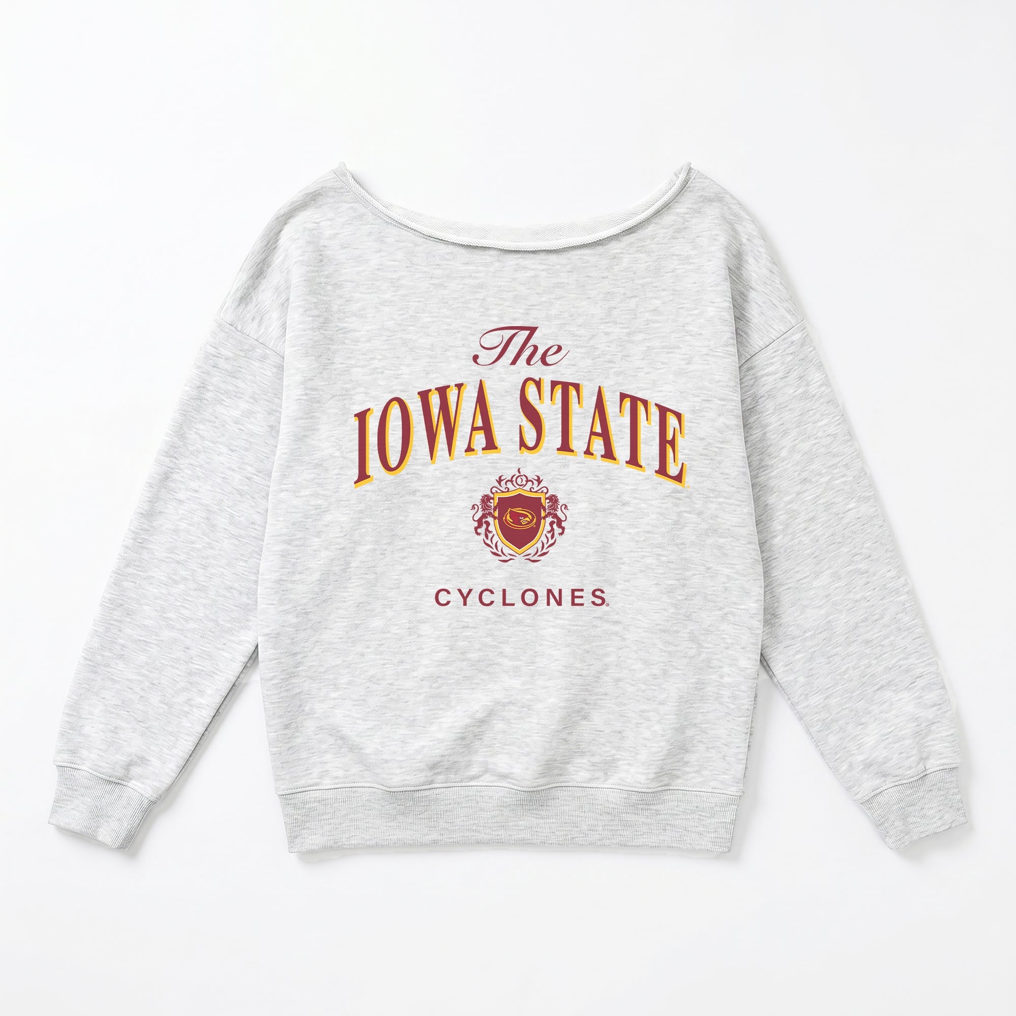 IOWA STATE CYCLONES OFFSIDES ENERGY RELAXED OFF-SHOULDER TOP