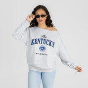 KENTUCKY WILDCATS OFFSIDES ENERGY RELAXED OFF-SHOULDER TOP