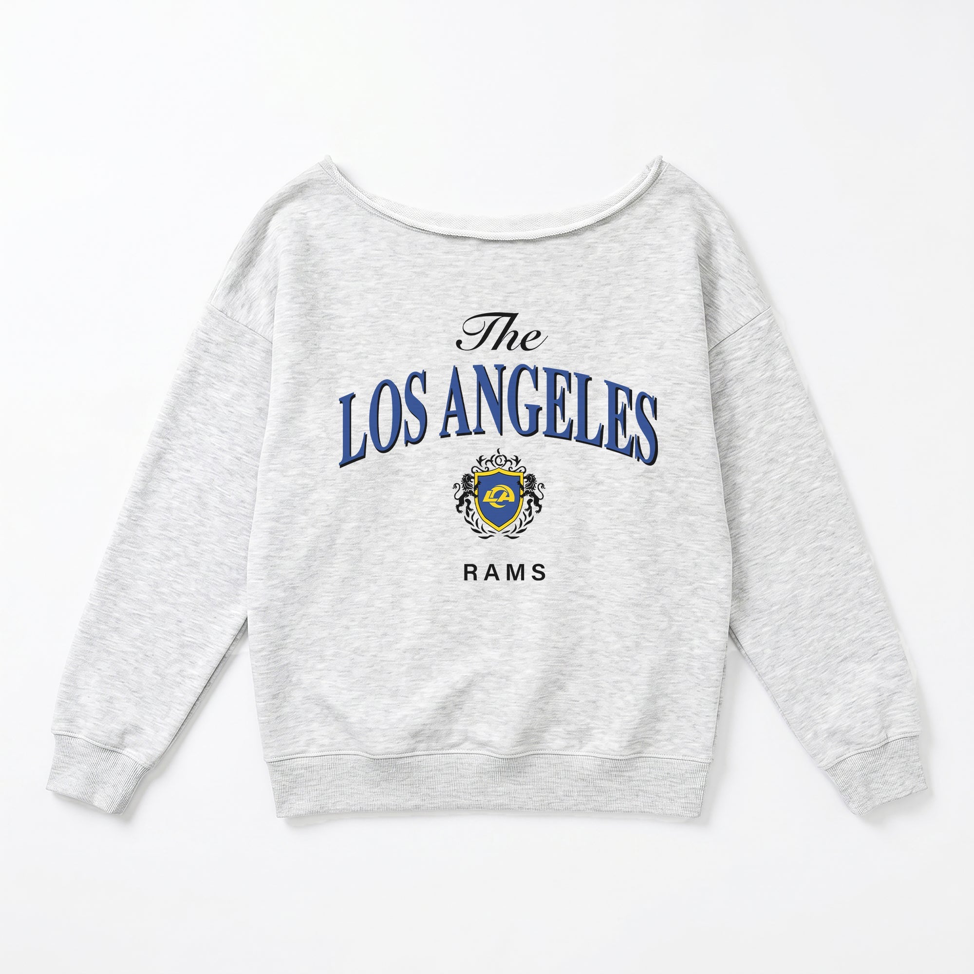LOS ANGELES RAMS OFFSIDES ENERGY RELAXED OFF-SHOULDER TOP
