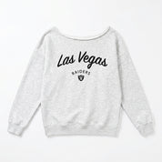 LAS VEGAS RAIDERS LEGACY STANDARD RELAXED OFF-SHOULDER TOP