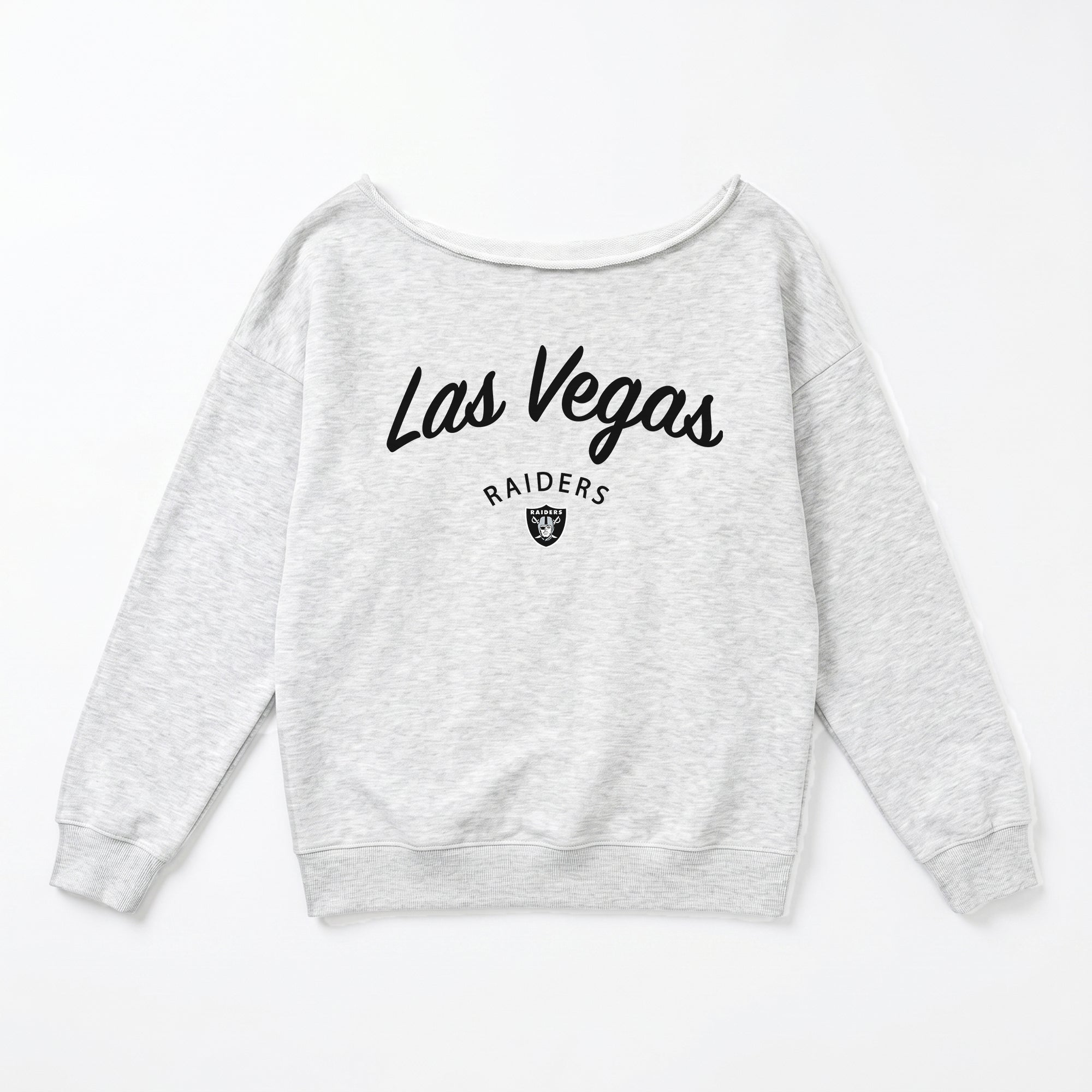 LAS VEGAS RAIDERS LEGACY STANDARD RELAXED OFF-SHOULDER TOP
