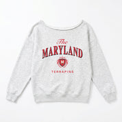 MARYLAND TERRAPINS OFFSIDES ENERGY RELAXED OFF-SHOULDER TOP