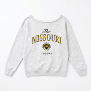 MISSOURI TIGERS OFFSIDES ENERGY RELAXED OFF-SHOULDER TOP