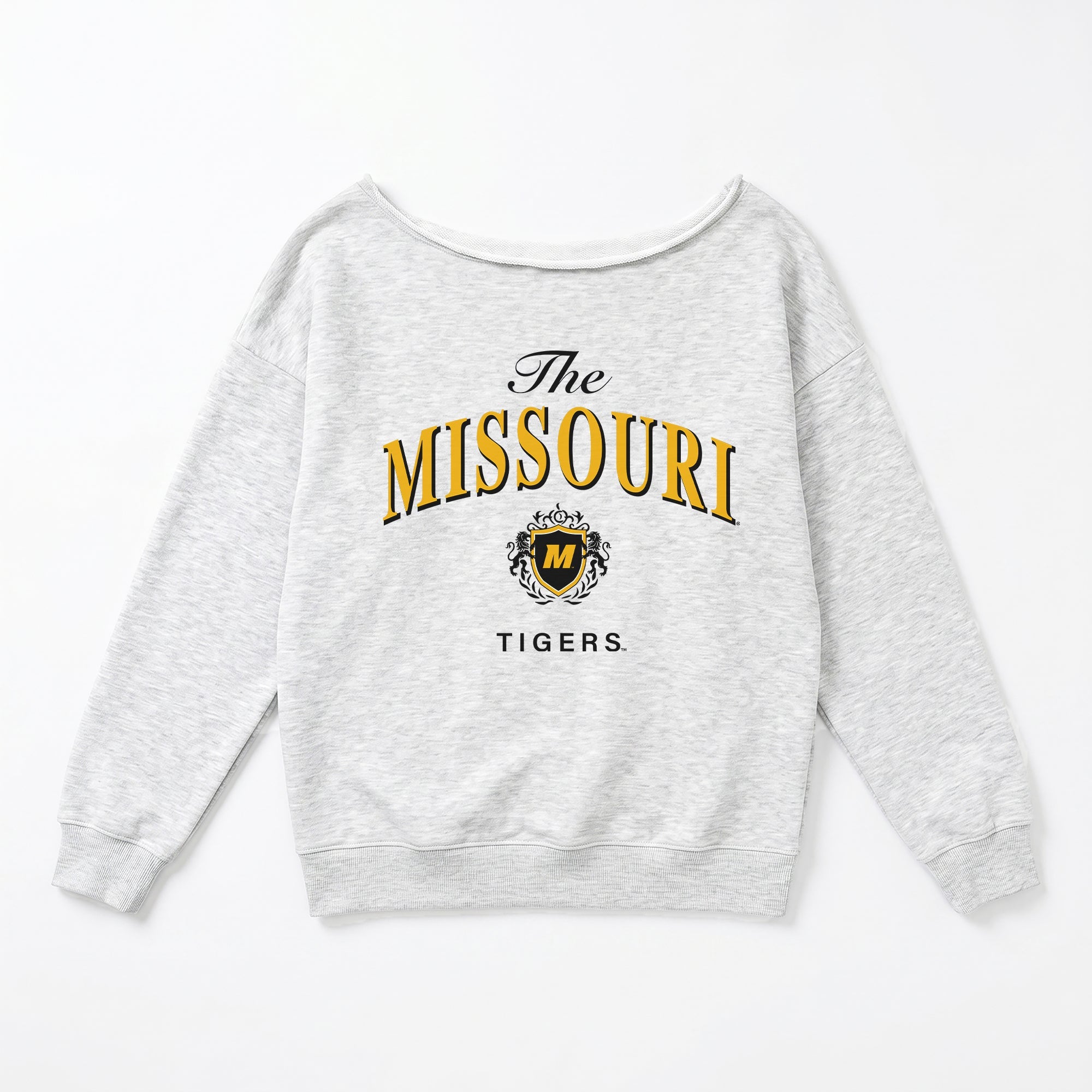 MISSOURI TIGERS OFFSIDES ENERGY RELAXED OFF-SHOULDER TOP