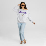 MINNESOTA VIKINGS LEGACY STANDARD RELAXED OFF-SHOULDER TOP