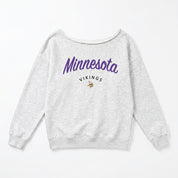 MINNESOTA VIKINGS LEGACY STANDARD RELAXED OFF-SHOULDER TOP