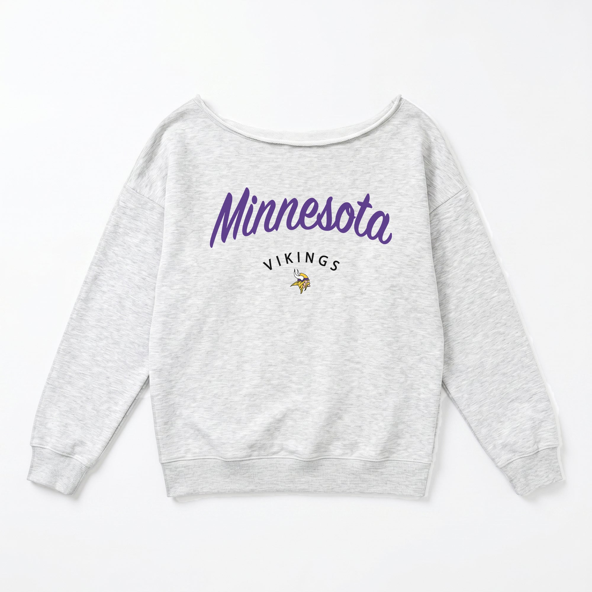 MINNESOTA VIKINGS LEGACY STANDARD RELAXED OFF-SHOULDER TOP