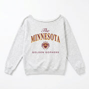 MINNESOTA GOLDEN GOPHERS OFFSIDES ENERGY RELAXED OFF-SHOULDER TOP