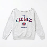 OLE MISS REBELS OFFSIDES ENERGY RELAXED OFF-SHOULDER TOP