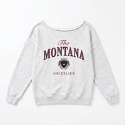 MONTANA GRIZZLIES OFFSIDES ENERGY RELAXED OFF-SHOULDER TOP