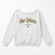 NEW ORLEANS SAINTS LEGACY STANDARD RELAXED OFF-SHOULDER TOP