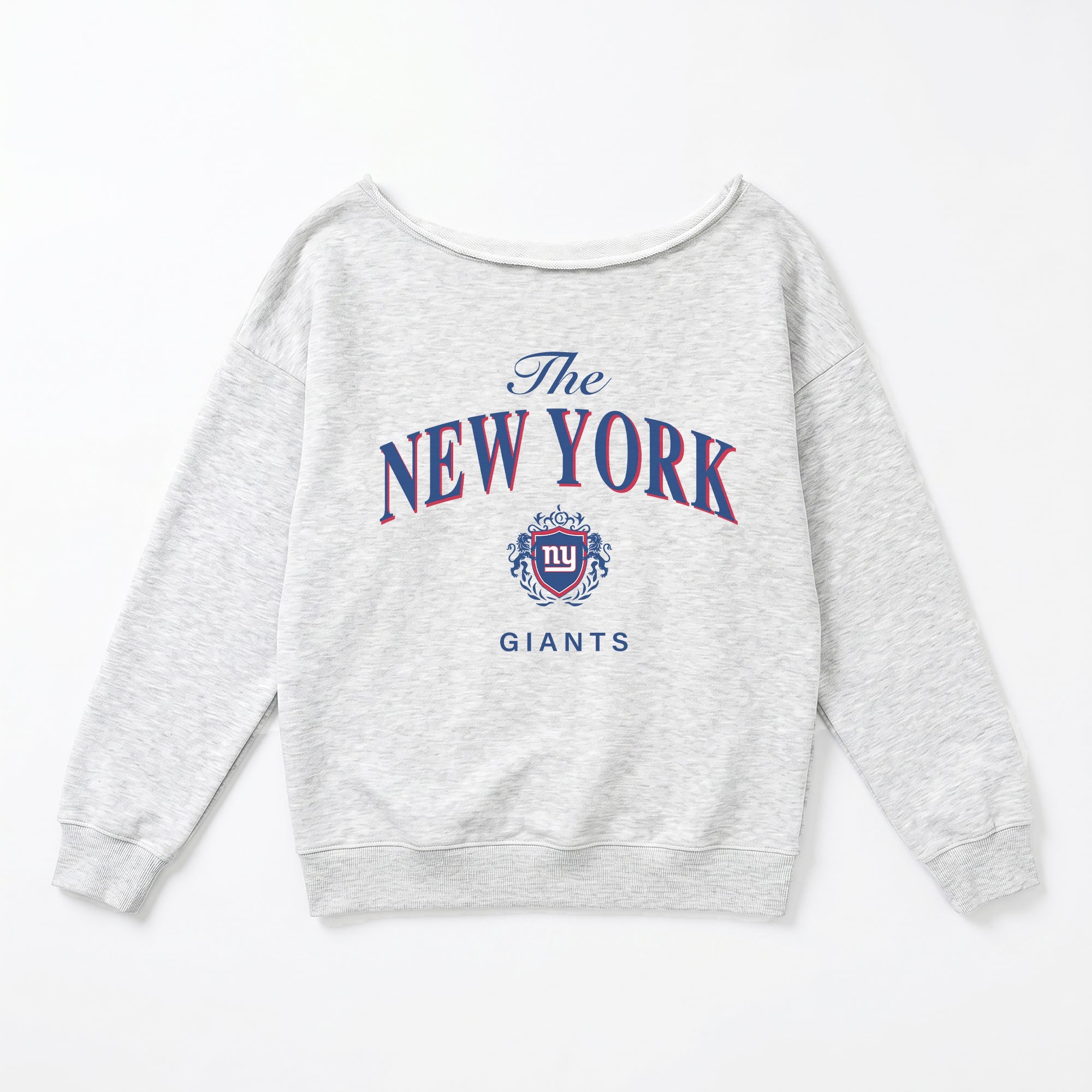 NEW YORK GIANTS OFFSIDES ENERGY RELAXED OFF-SHOULDER TOP