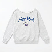 NEW YORK GIANTS LEGACY STANDARD RELAXED OFF-SHOULDER TOP
