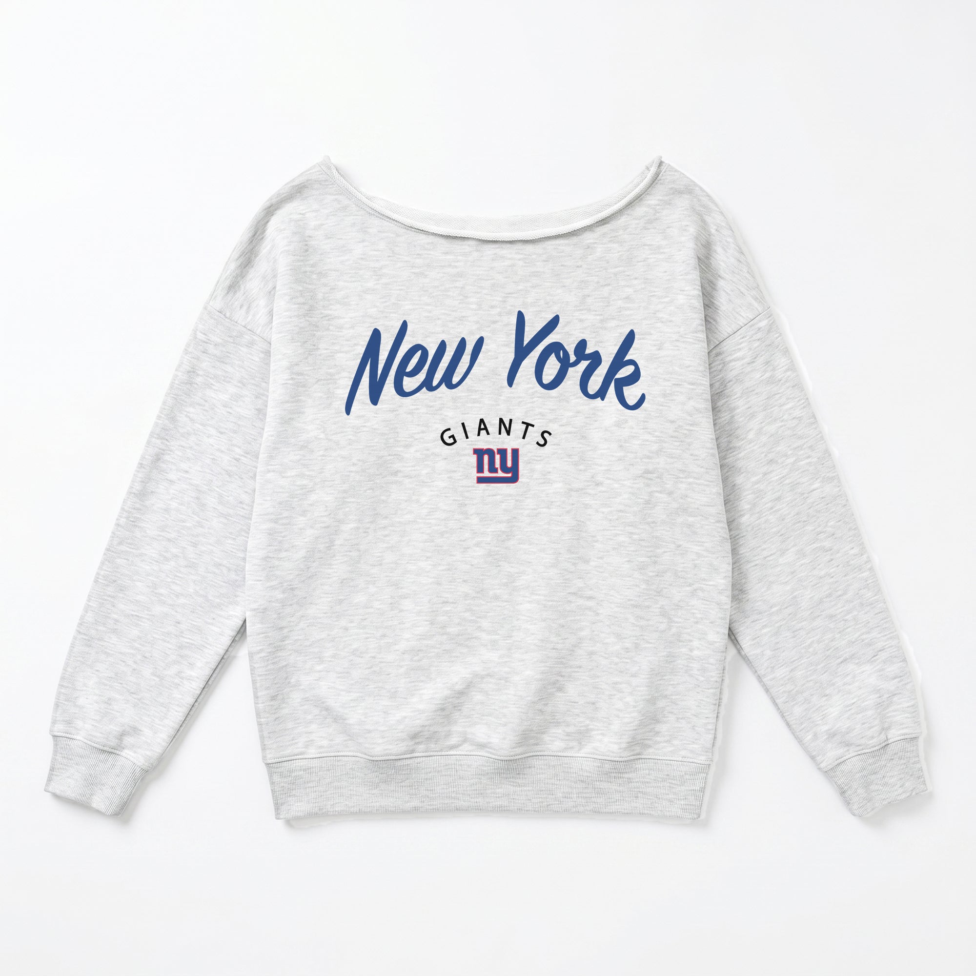 NEW YORK GIANTS LEGACY STANDARD RELAXED OFF-SHOULDER TOP