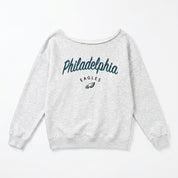 PHILADELPHIA EAGLES LEGACY STANDARD RELAXED OFF-SHOULDER TOP