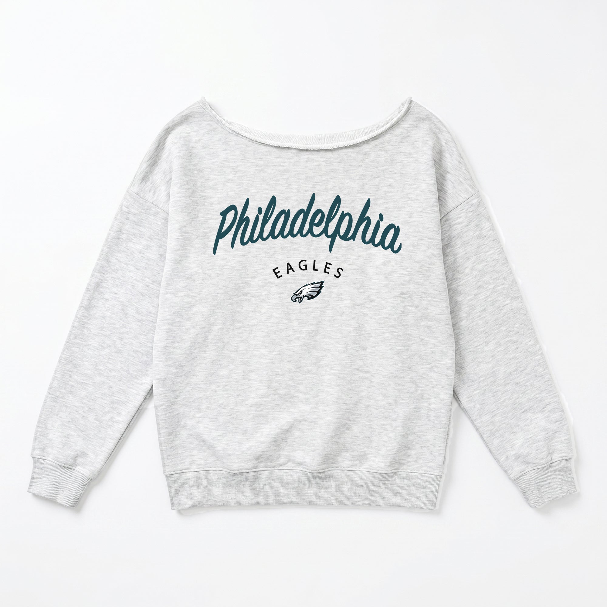 PHILADELPHIA EAGLES LEGACY STANDARD RELAXED OFF-SHOULDER TOP