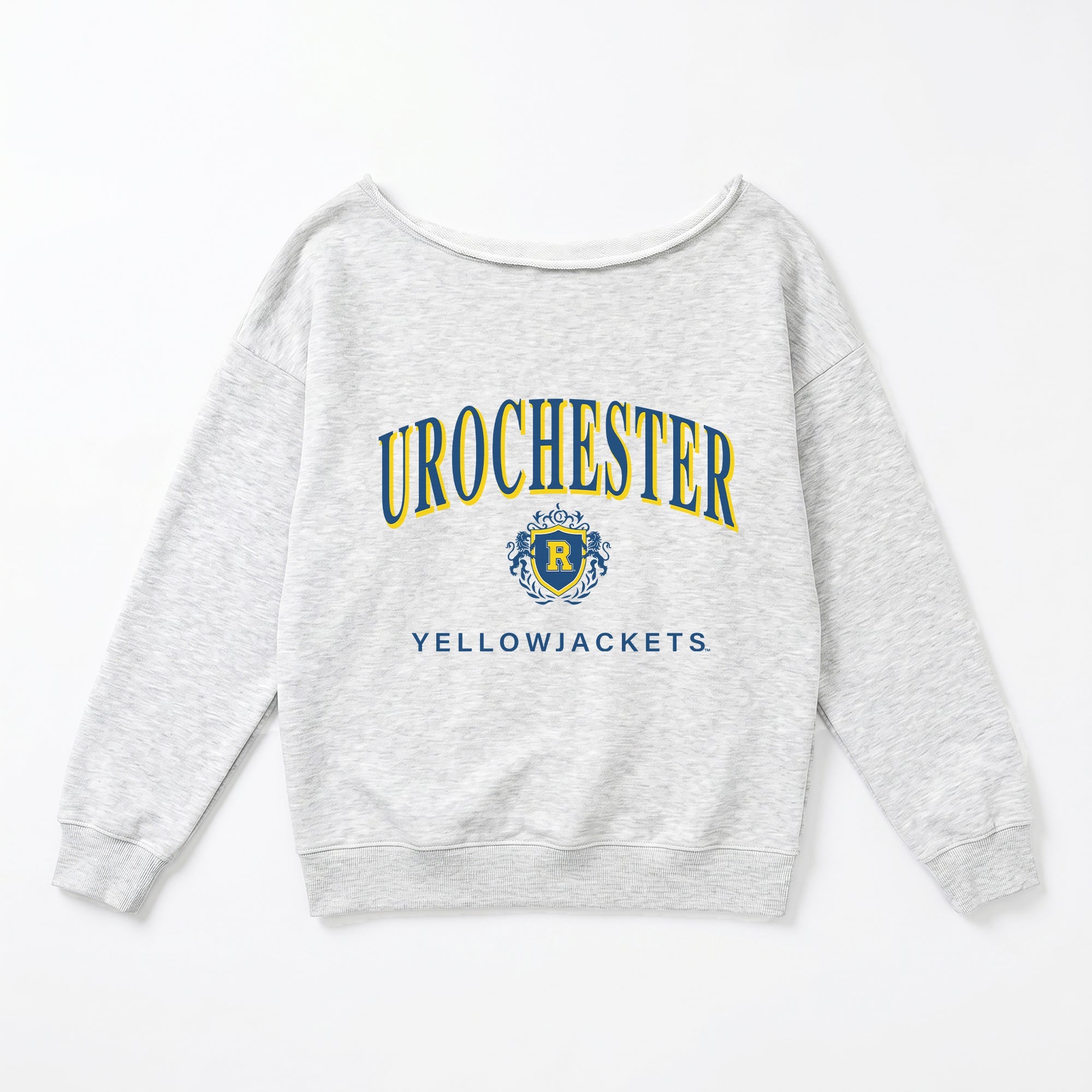 ROCHESTER YELLOWJACKETS OFFSIDES ENERGY RELAXED OFF-SHOULDER TOP