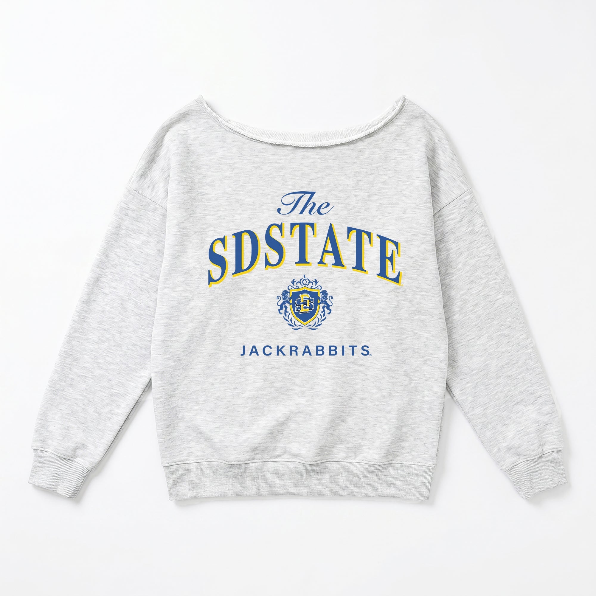 SOUTH DAKOTA STATE JACKRABBITS OFFSIDES ENERGY RELAXED OFF-SHOULDER TOP