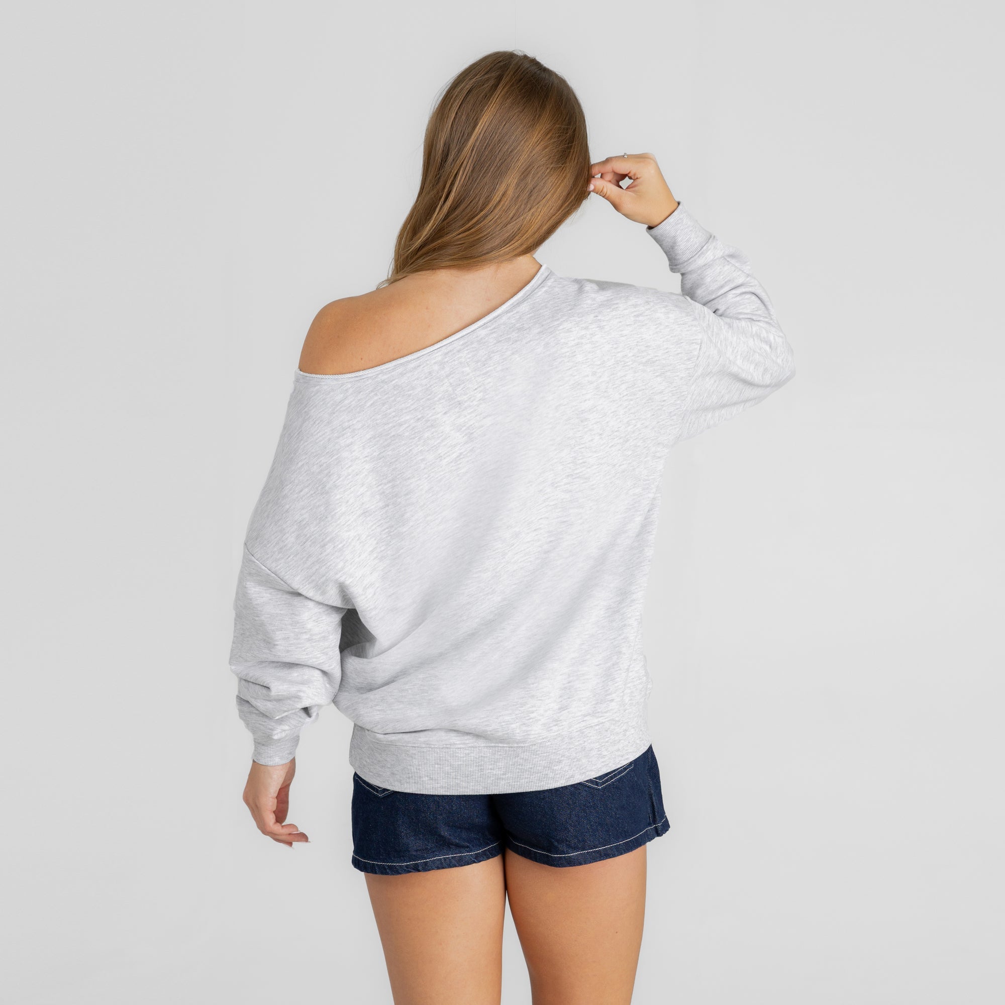 SAN FRANCISCO 49ERS OFFSIDES ENERGY RELAXED OFF-SHOULDER TOP