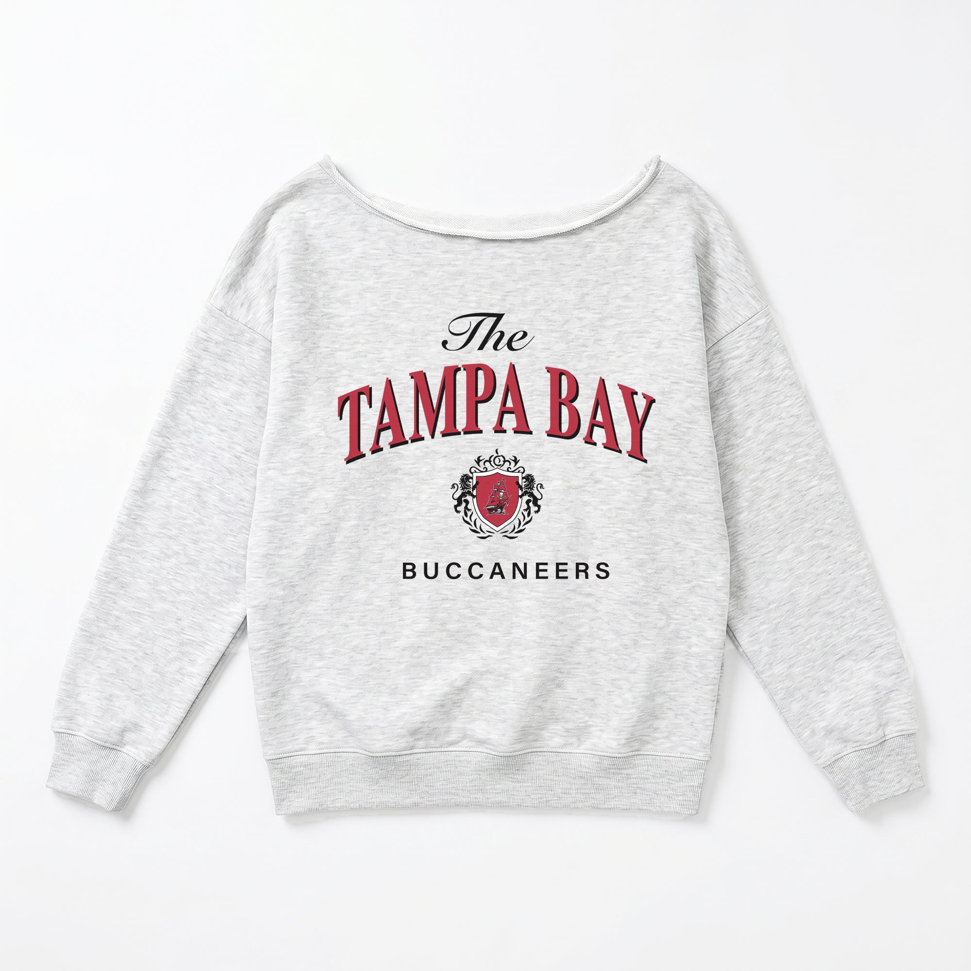 TAMPA BAY BUCCANEERS OFFSIDES ENERGY RELAXED OFF-SHOULDER TOP
