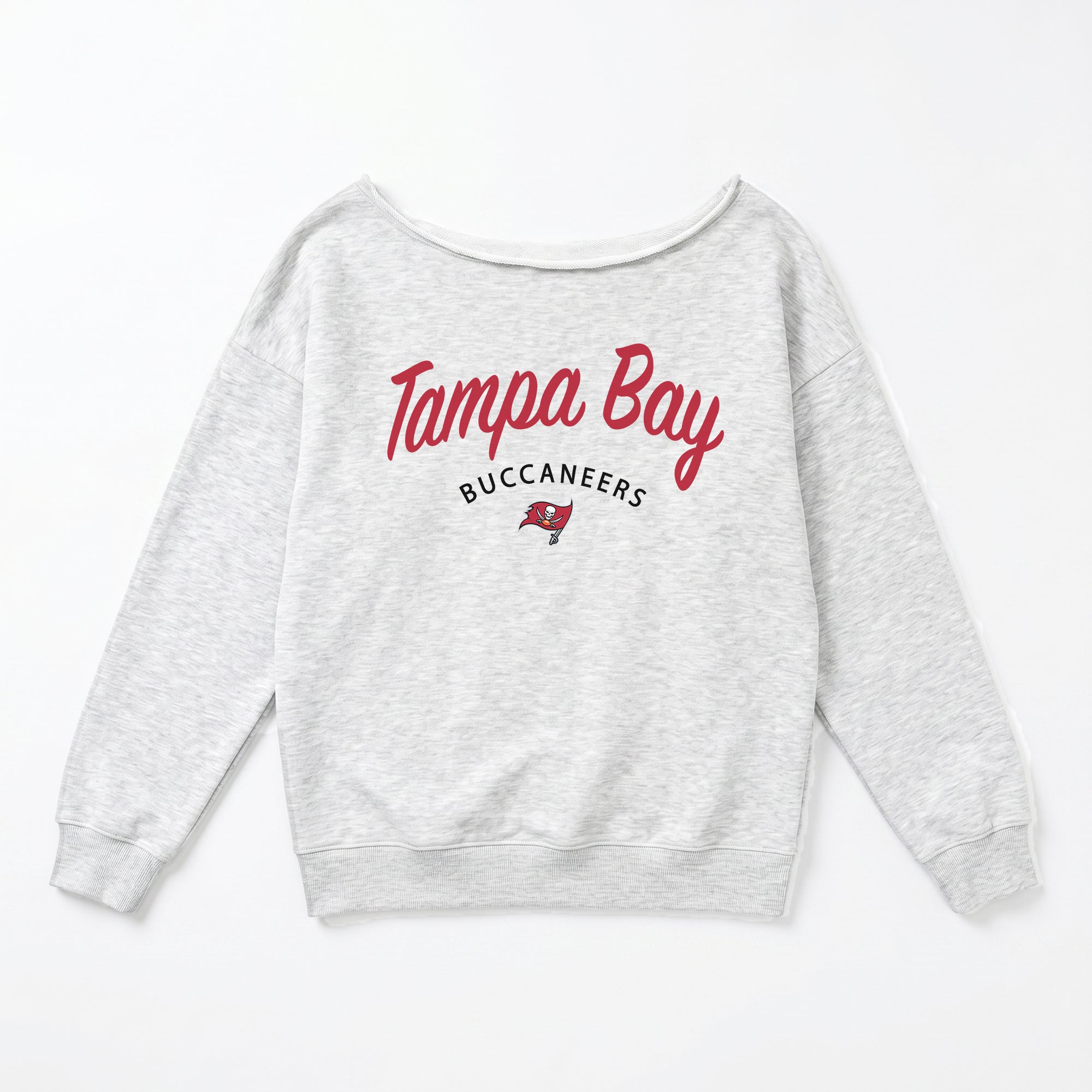 TAMPA BAY BUCCANEERS LEGACY STANDARD RELAXED OFF-SHOULDER TOP