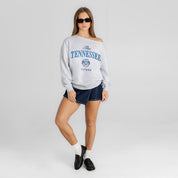 TENNESSEE TITANS OFFSIDES ENERGY RELAXED OFF-SHOULDER TOP