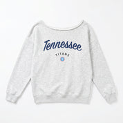 TENNESSEE TITANS LEGACY STANDARD RELAXED OFF-SHOULDER TOP