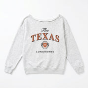 TEXAS LONGHORNS OFFSIDES ENERGY RELAXED OFF-SHOULDER TOP