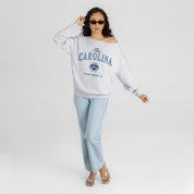 NORTH CAROLINA TAR HEELS OFFSIDES ENERGY RELAXED OFF-SHOULDER TOP