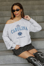 NORTH CAROLINA TAR HEELS OFFSIDES ENERGY RELAXED OFF-SHOULDER TOP