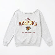 WASHINGTON COMMANDERS OFFSIDES ENERGY RELAXED OFF-SHOULDER TOP