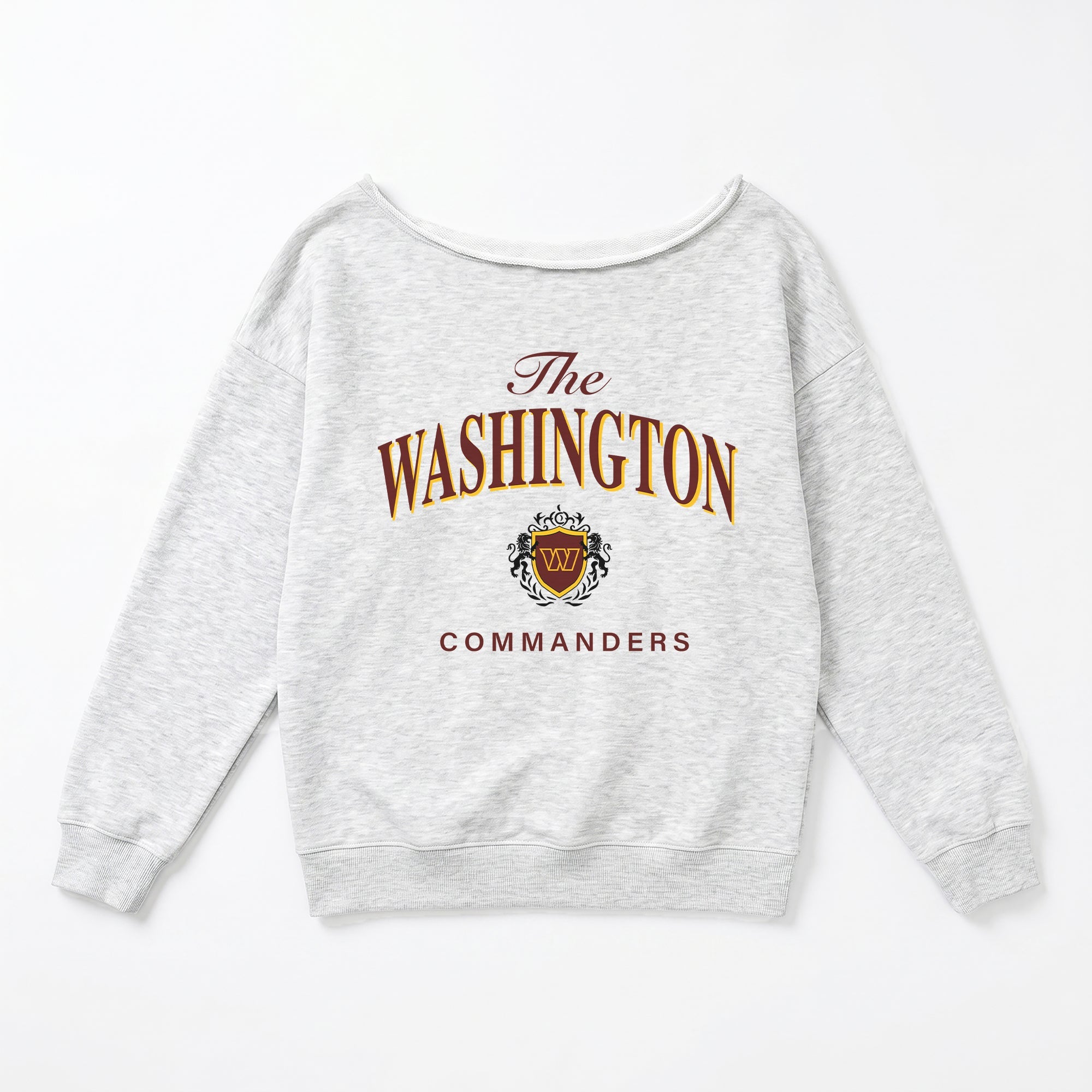 WASHINGTON COMMANDERS OFFSIDES ENERGY RELAXED OFF-SHOULDER TOP