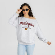 WASHINGTON COMMANDERS LEGACY STANDARD RELAXED OFF-SHOULDER TOP